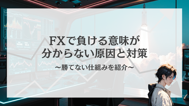 【回答公開】FXで負ける意味が分からない原因と対策｜勝てない仕組みを紹介